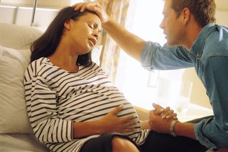 Беременная: схватки – признак начала родов
