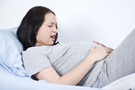 Схватки у беременной