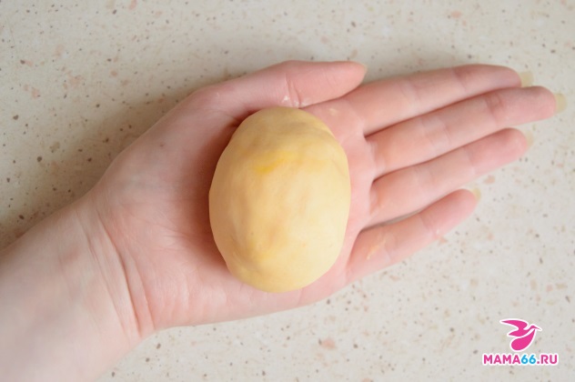 Пасхальное яйцо из соленого теста 6
