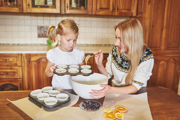 В России мамы любят готовить для своих детей и вместе с ними