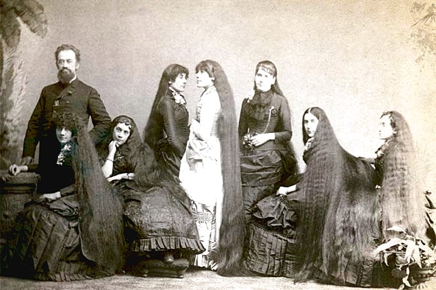 сестры Сазерленд, женщины с самыми длинными волосами