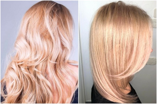 тренды окрашивания волос 2021, модный кремовый блонд