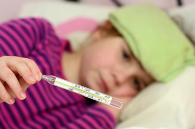 Ребенок болеет гриппом
