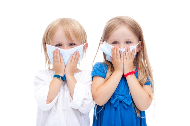 Дети в масках: профилактика гриппа