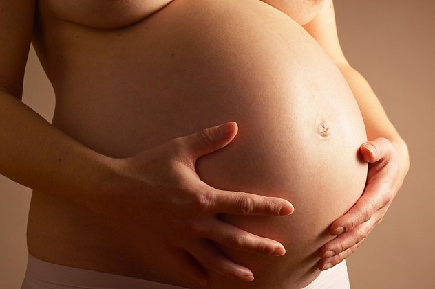 Полоска на животе при беременности