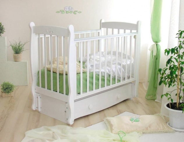 лучшая кроватка для новорожденных Красная Звезда Елисей С717