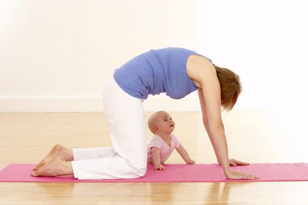 гимнастика для молодой мамы при болях в спине