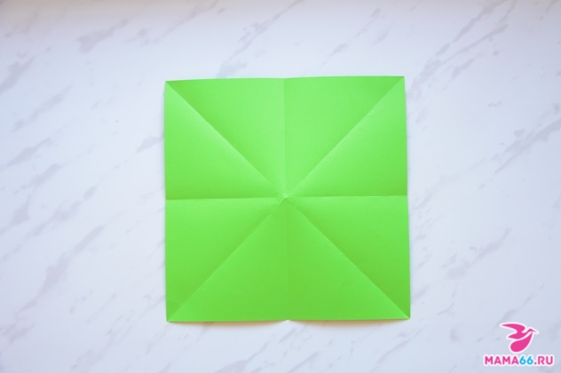 елка оригами из бумаги-1