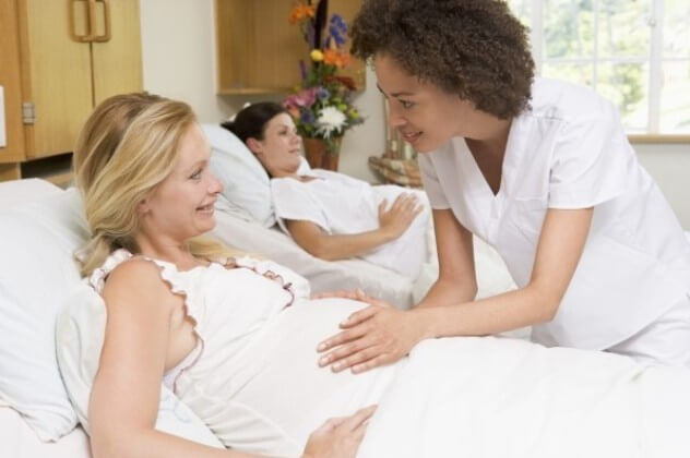 Женщина на 31 неделе беременности