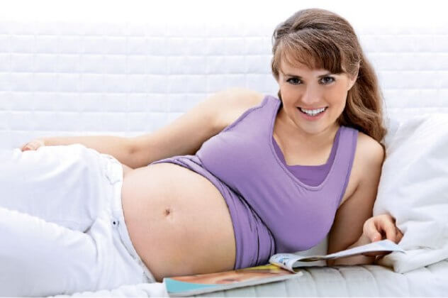Беременная на 34 неделе