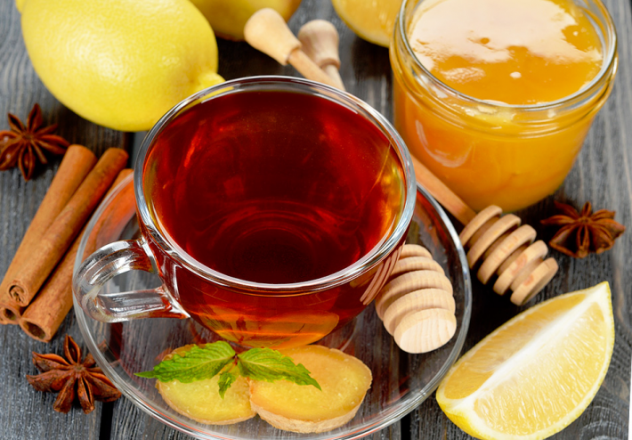 чай с имбирем и корицей отлично помогает снизить аппетит в холодную погоду