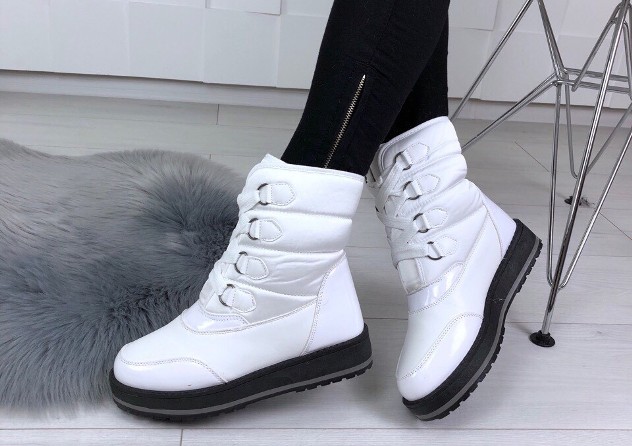 обувь зима 2018-2019 - в моде белый цвет