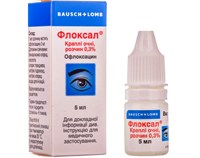 Флоксал - глазные капли для детей при бактериальном конъюнктивите