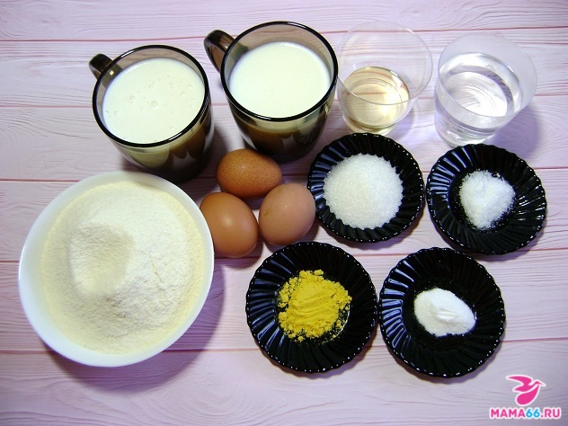 Рецепт вкусных блинов на молоке и кефире-1