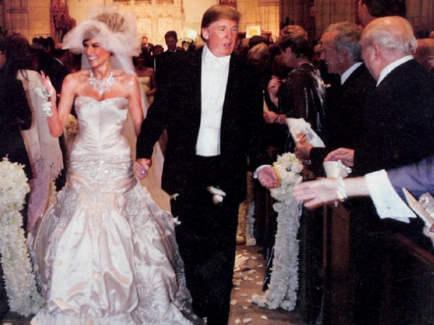 свадьба Дональда Трампа и Мелании Кнаусс - самая дорогая и роскошная в истории