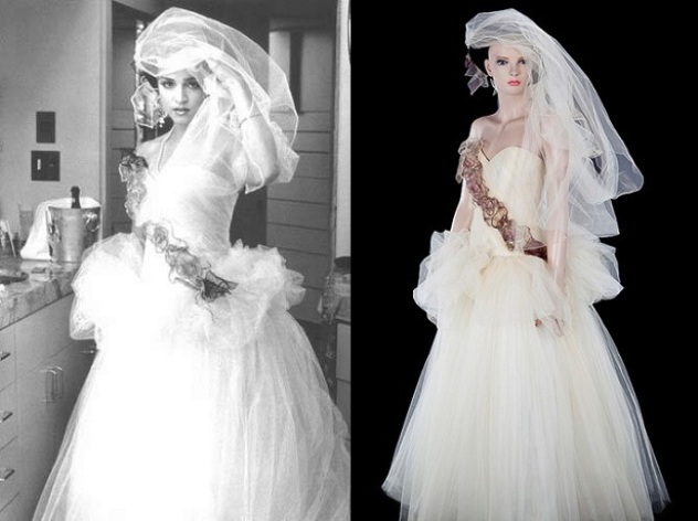 самое дорогое в истории свадебное платье Мадонны