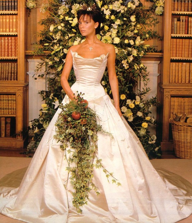 самое дорогое в истории свадебное платье Виктории Бэкхем