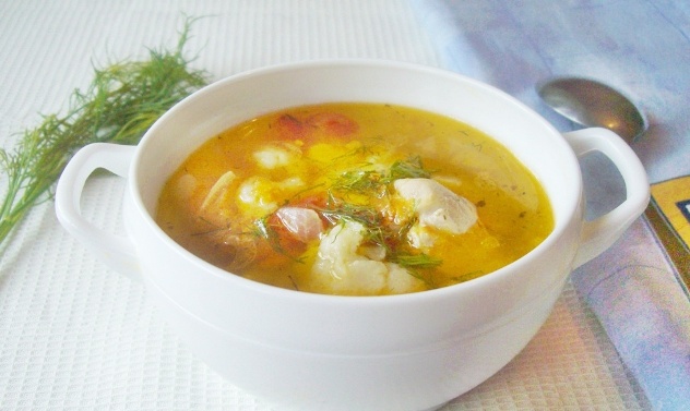 Суп из цветной капусты для кормящих мам