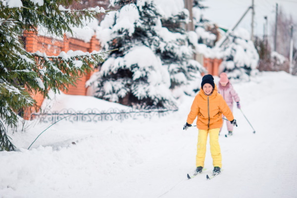 детские зимние забавы, которые могут быть опасны для жизни - лыжи