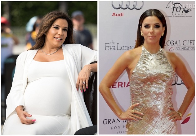 знаменитости которые страдали от отеков во время беременности: Ева Лонгория